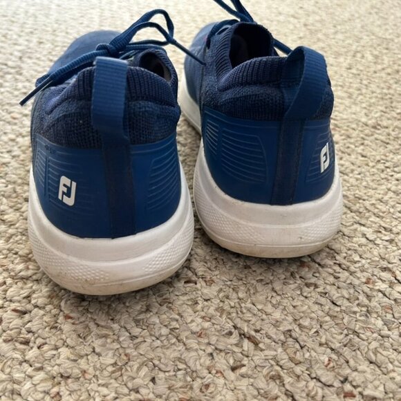 Men's FootJoy Flex XP Golf Shoes - Navy 56268 - Picture 3 of 10